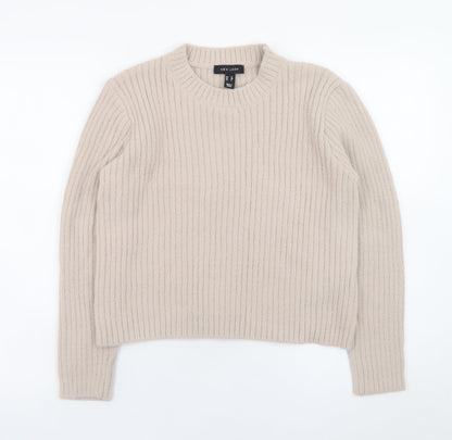 Womens UK Size 12 New Look Beige Pullover Jumper