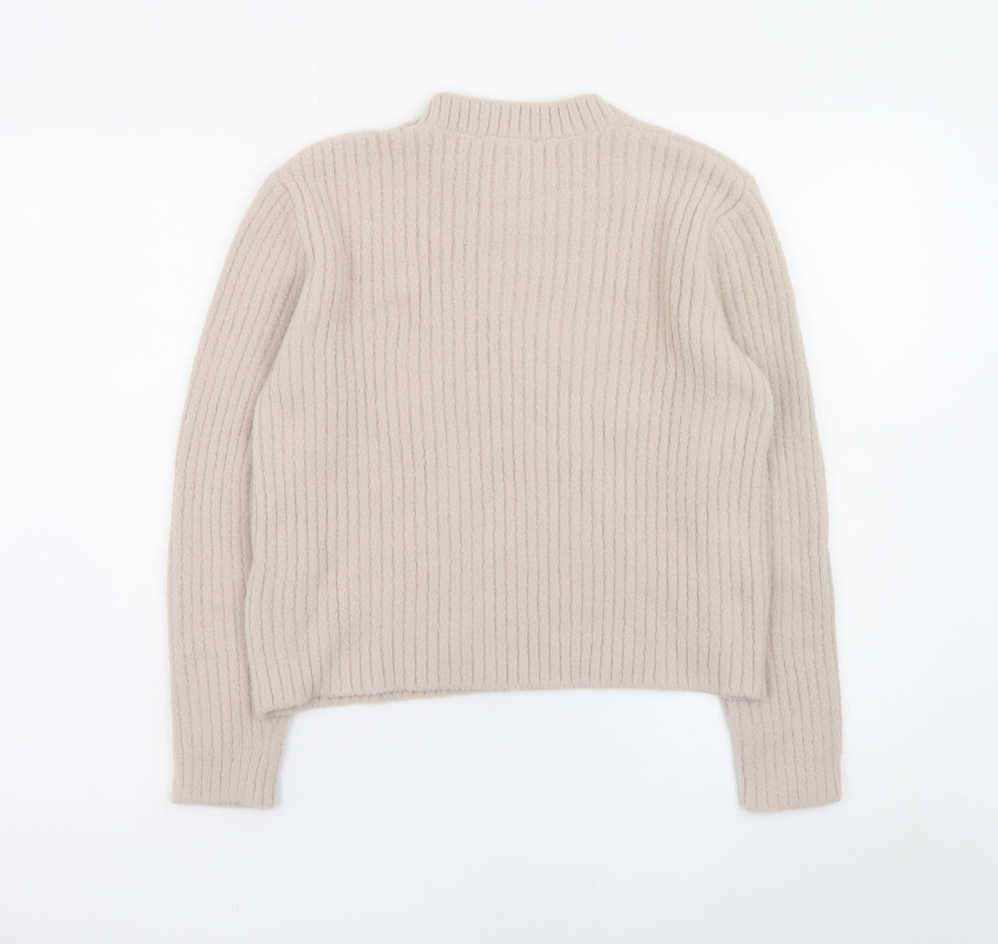 Womens UK Size 12 New Look Beige Pullover Jumper