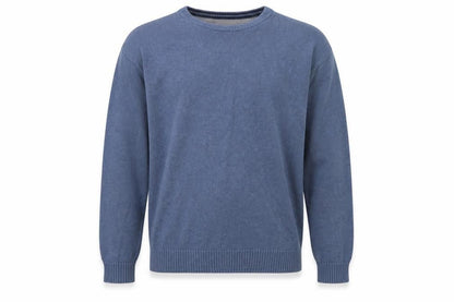 Mens UK Size L Maine Blue Pullover Jumper