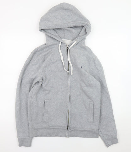 Mens UK Size M Jack Wills Grey Full Zip Hoodie