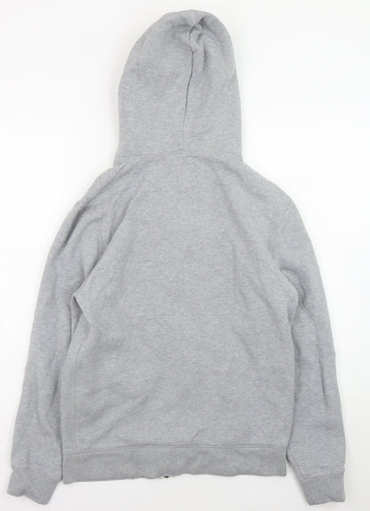 Mens UK Size M Jack Wills Grey Full Zip Hoodie