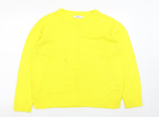 Womens UK Size 14 NEXT Yellow Pullover Jumper