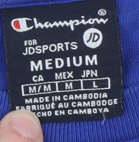 Mens UK Size M Champion Blue  T-Shirt