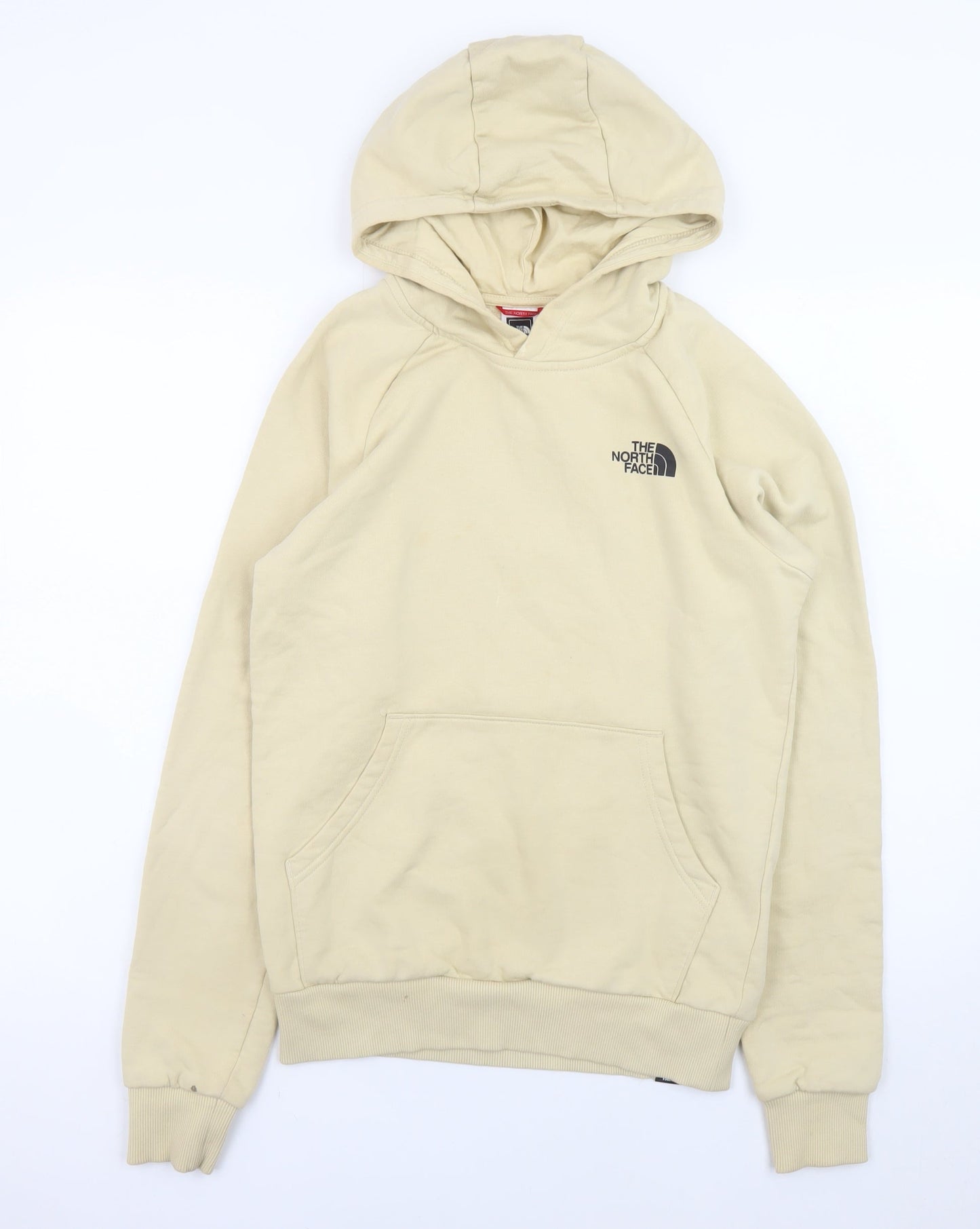Womens UK Size XS The North Face Beige Pullover Hoodie