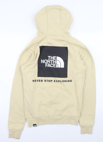 Womens UK Size XS The North Face Beige Pullover Hoodie