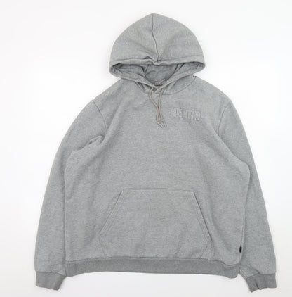 Mens UK Size XL PUMA Grey Pullover Hoodie
