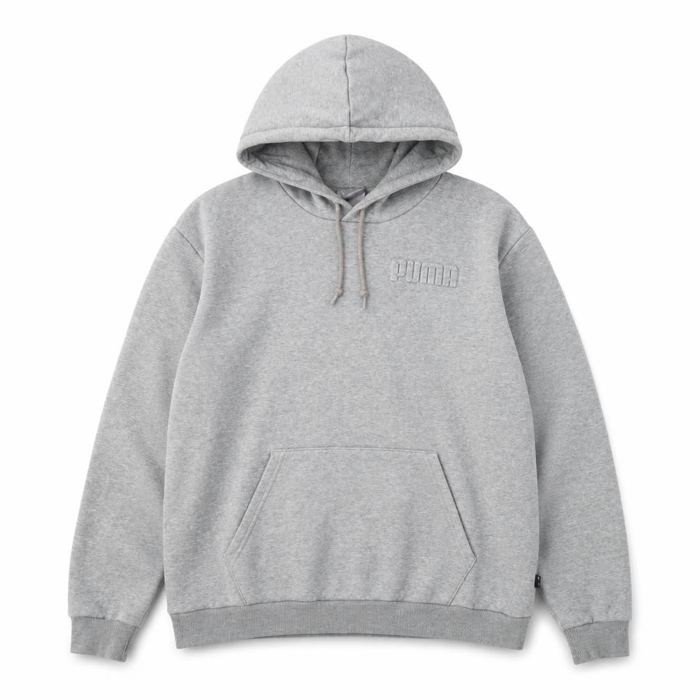 Mens UK Size XL PUMA Grey Pullover Hoodie