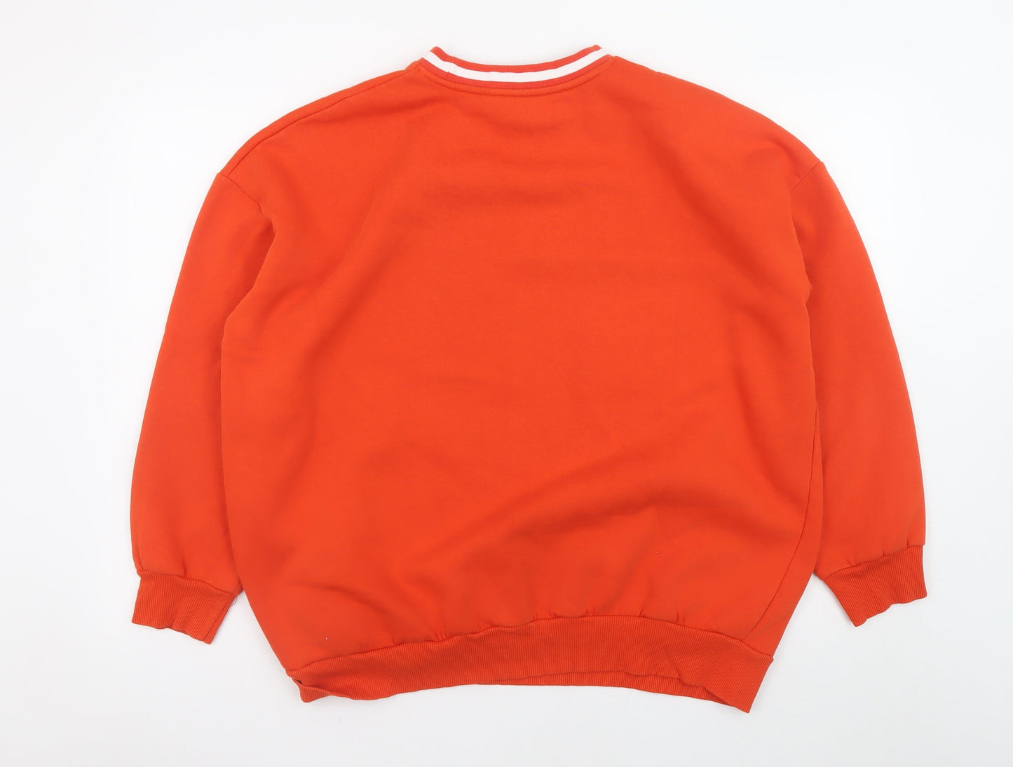 Womens UK Size M TU Orange Pullover Sweatshirt