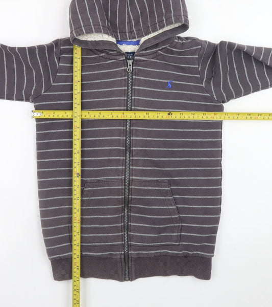 Boys UK Size 9-10 Years Joules Grey Full Zip Hoodie
