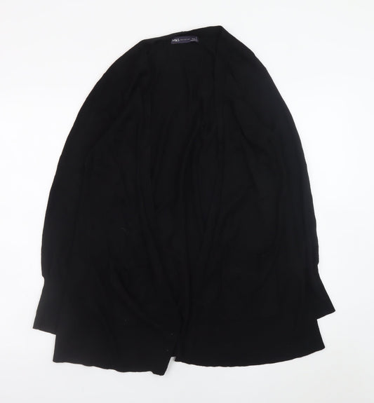 Womens UK Size M Marks and Spencer Black Cardigan Jumper