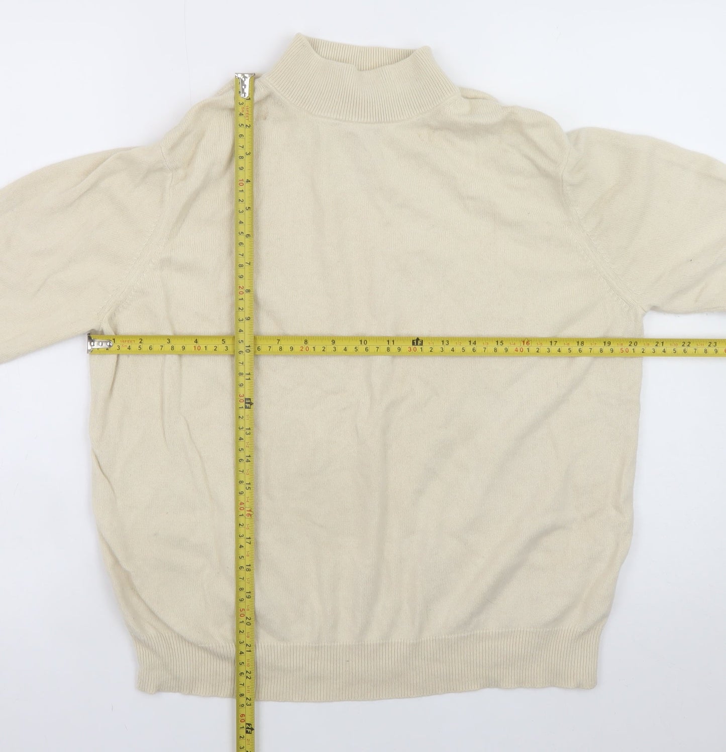 Womens UK Size XL Estheme Beige Pullover Jumper
