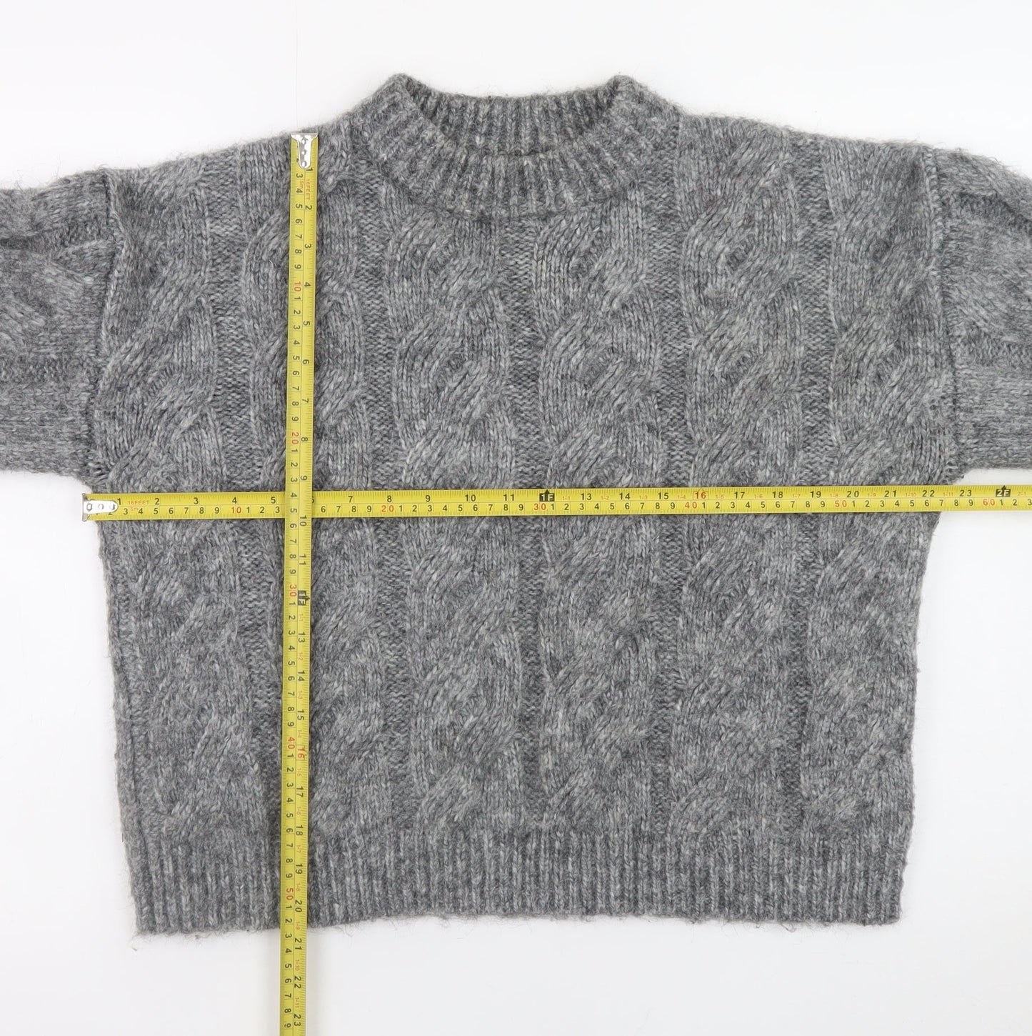 Womens UK Size M Marks and Spencer Grey Pullover Jumper
