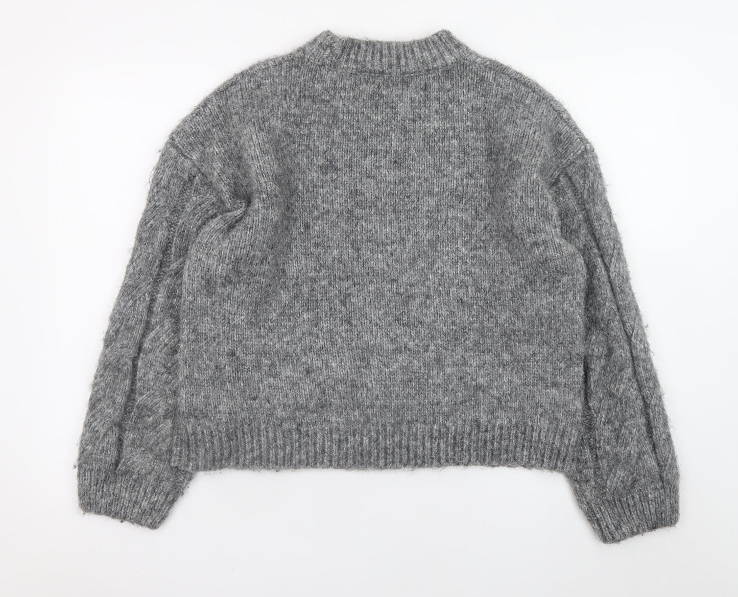 Womens UK Size M Marks and Spencer Grey Pullover Jumper
