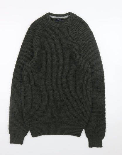 Mens UK Size S Lincoln Green Pullover Jumper