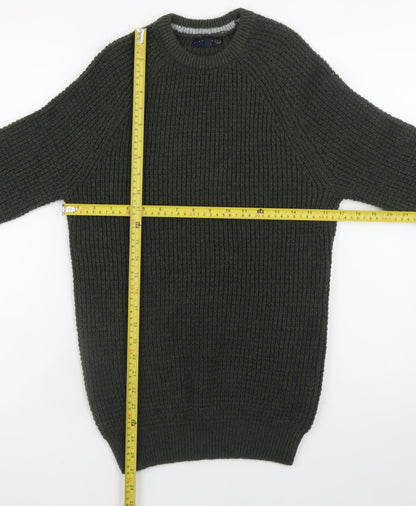 Mens UK Size S Lincoln Green Pullover Jumper