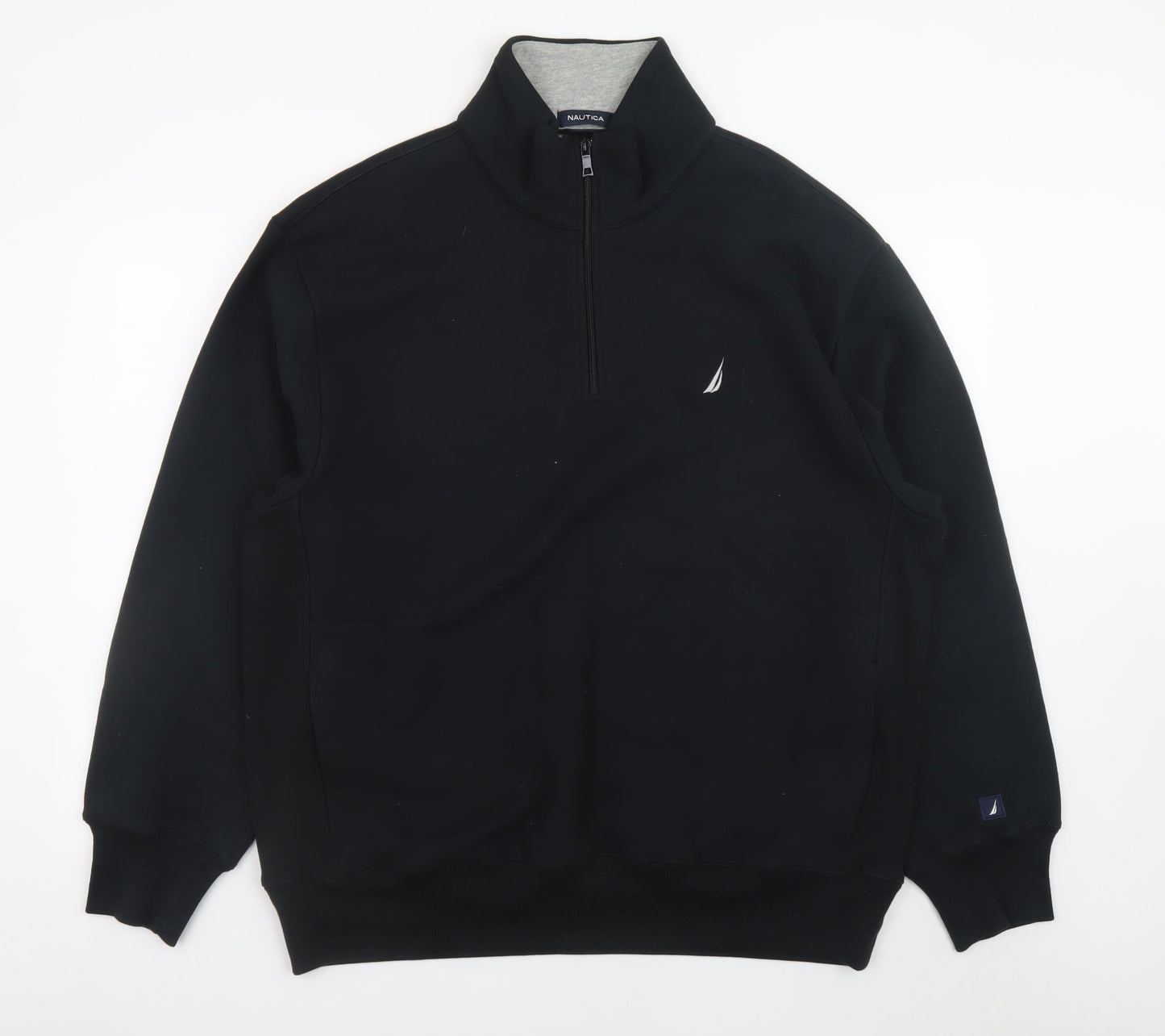 Mens UK Size XL Nautica Black Pullover Sweatshirt