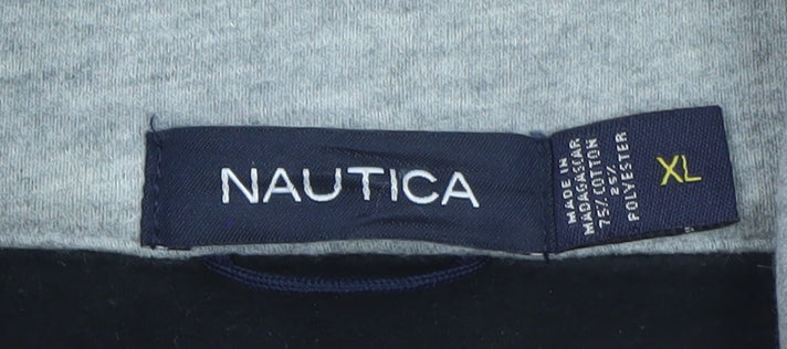 Mens UK Size XL Nautica Black Pullover Sweatshirt