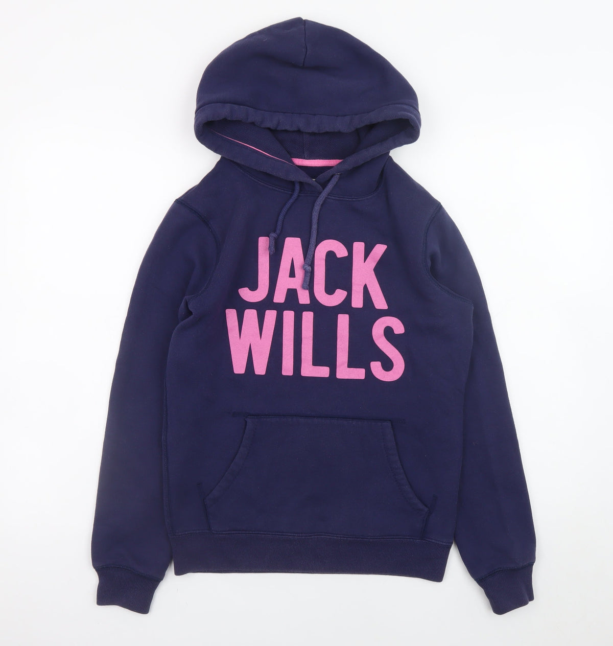 Womens UK Size 8 Jack Wills Blue Pullover Hoodie
