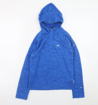 Boys UK Size 9-10 Years Trespass Blue Pullover Hoodie