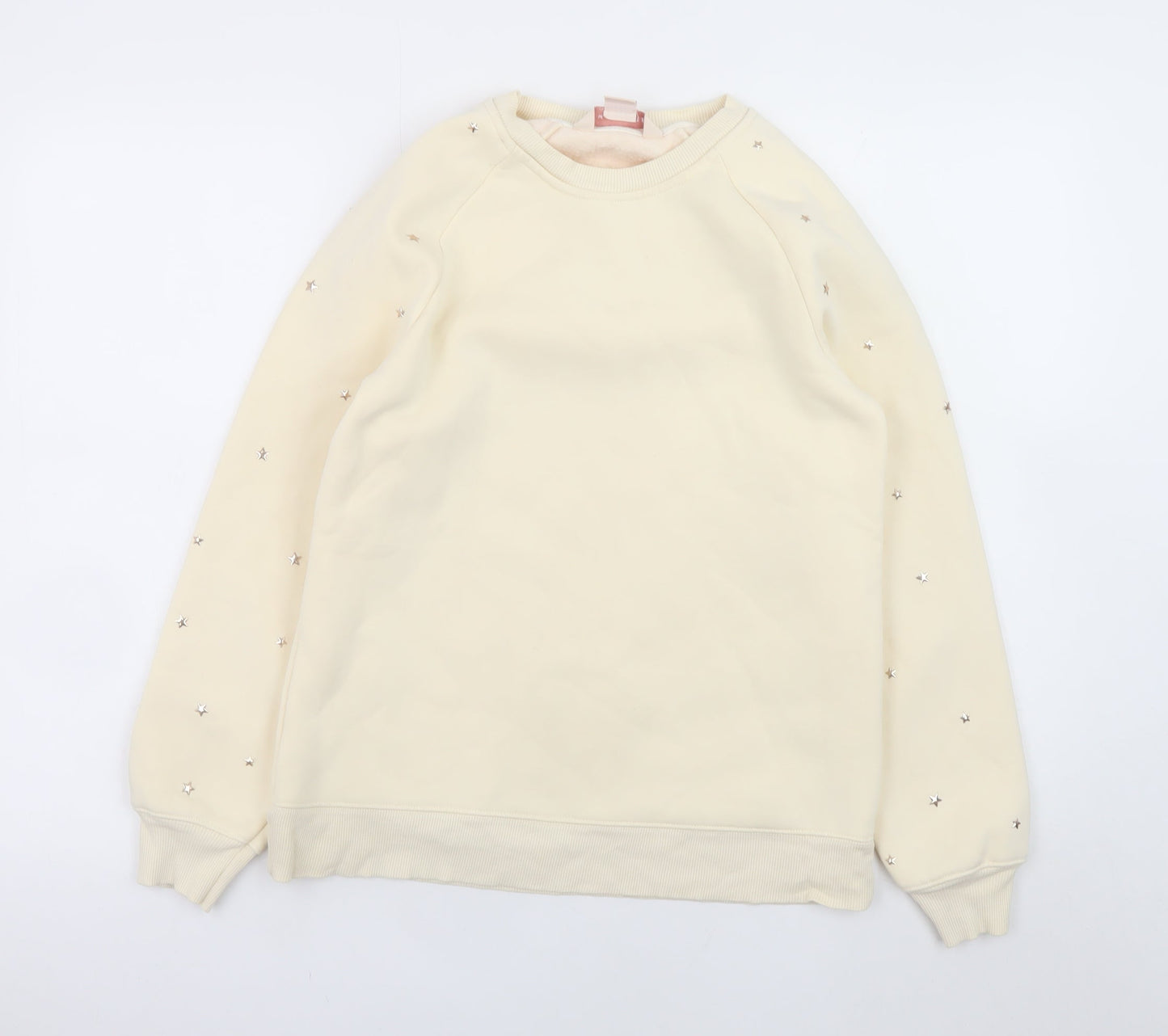 Womens UK Size 8 Mauvette Beige Pullover Sweatshirt