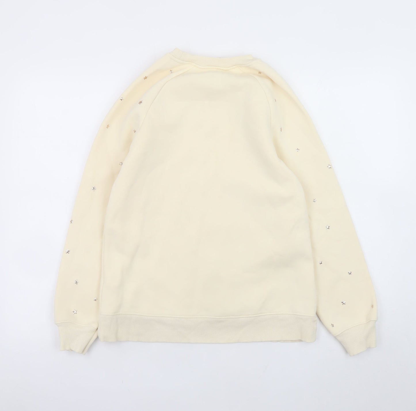 Womens UK Size 8 Mauvette Beige Pullover Sweatshirt
