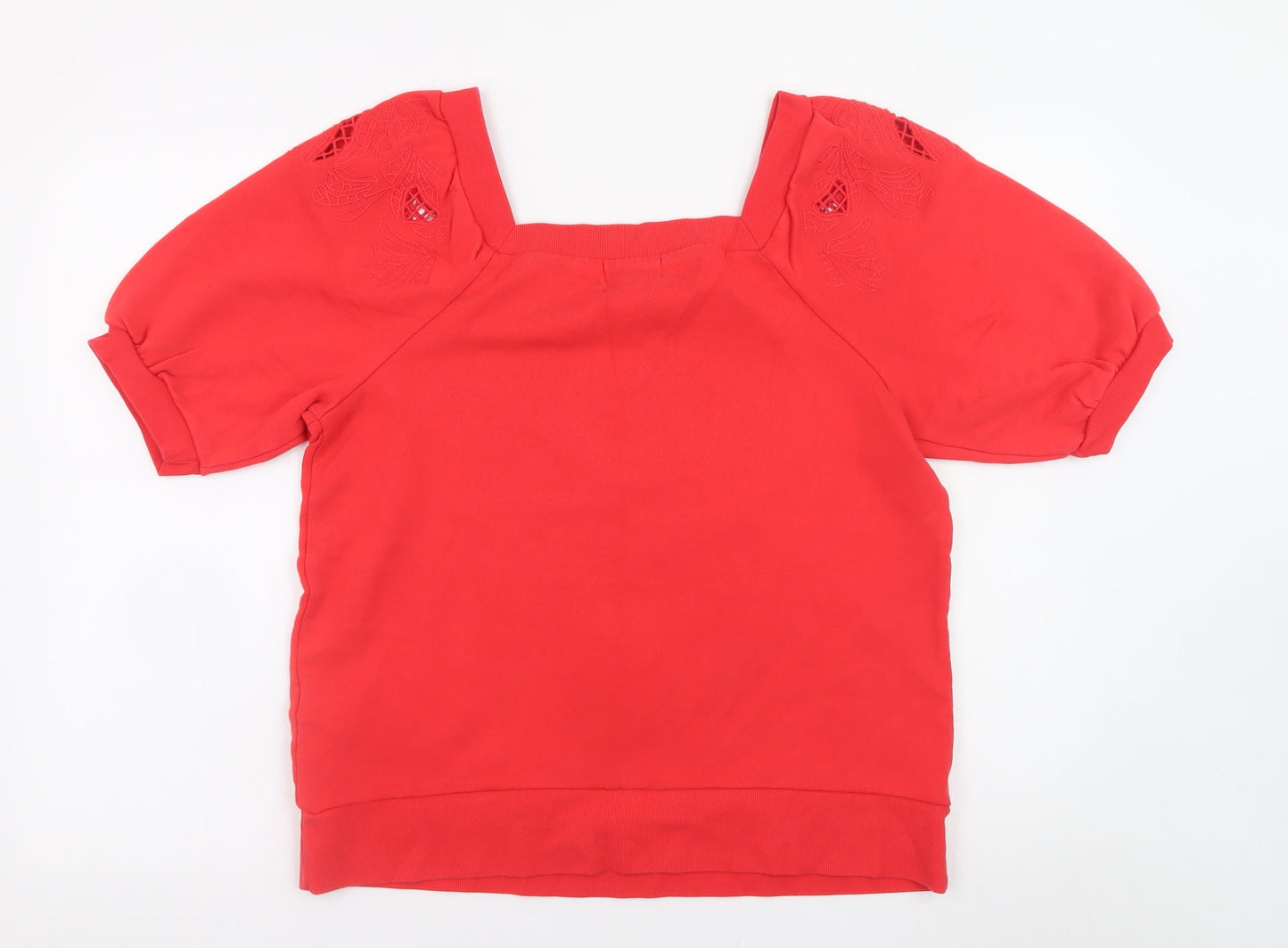 Womens UK Size 16 NEXT Red Pullover Sweatshirt