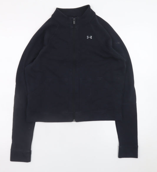 Mens UK Size S Under armour Black Full Zip Sweatshirt