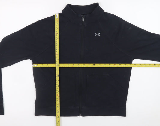 Mens UK Size S Under armour Black Full Zip Sweatshirt