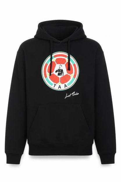 Mens UK Size L Lost Soles Black Pullover Hoodie