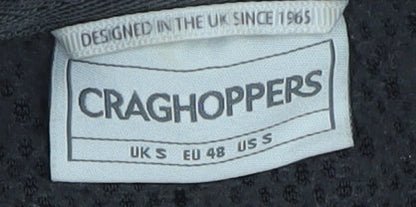 Craghoppers Men's Black Fleece Full Zip Outdoor Jacket Size S