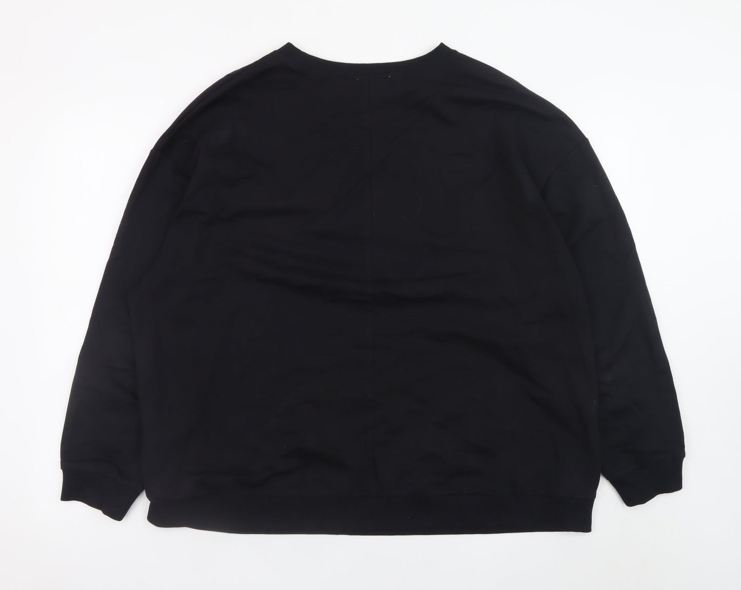 Womens UK Size 8 Zara Black Pullover Sweatshirt