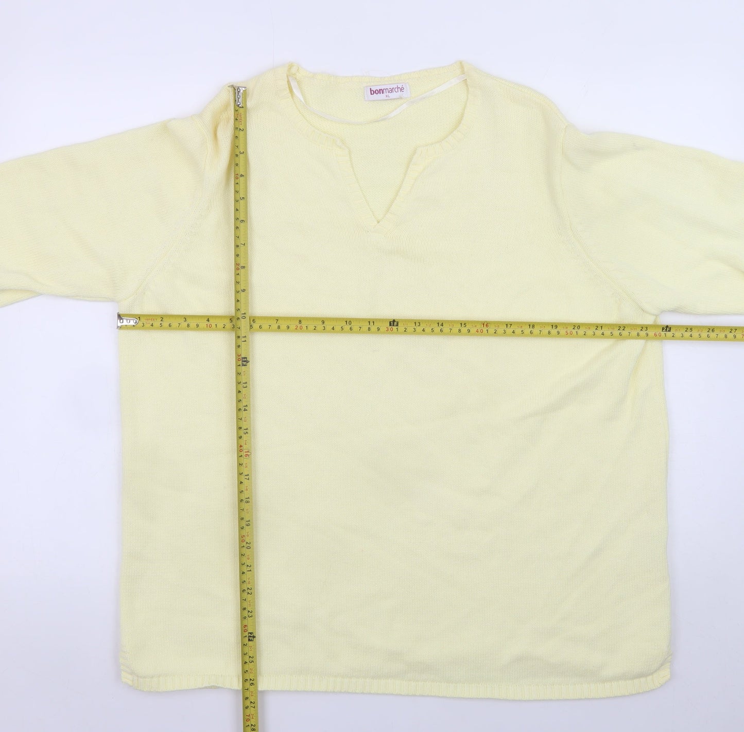 Womens UK Size XL Bonmarché Yellow Pullover Jumper