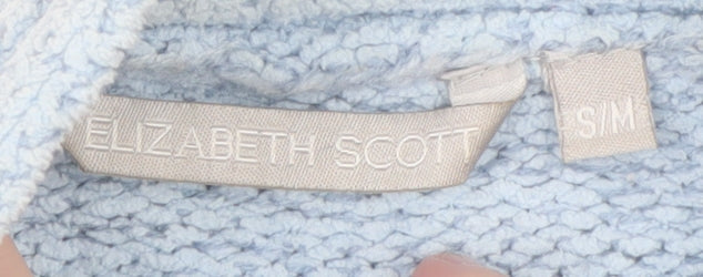 Womens UK Size S Elizabeth Scott Blue Full Zip Jumper