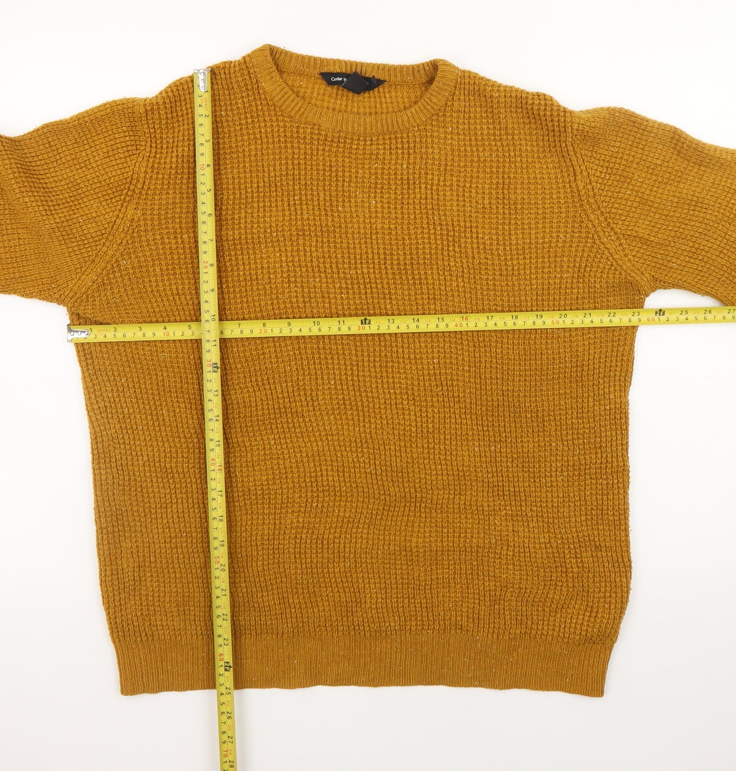 Womens UK Size M Cedar Wood State Brown Pullover Jumper