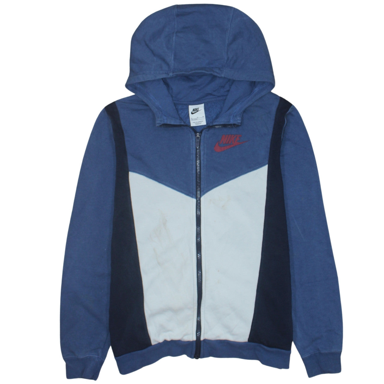 Boys UK Size XL Nike Blue Full Zip Hoodie