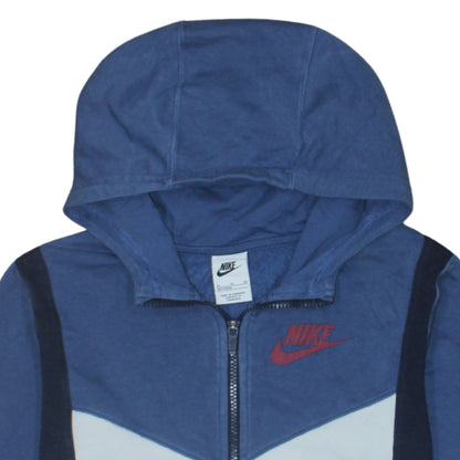 Boys UK Size XL Nike Blue Full Zip Hoodie