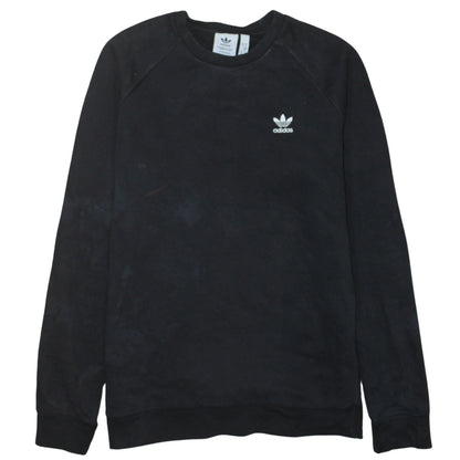 Mens UK Size M adidas Black Pullover Sweatshirt
