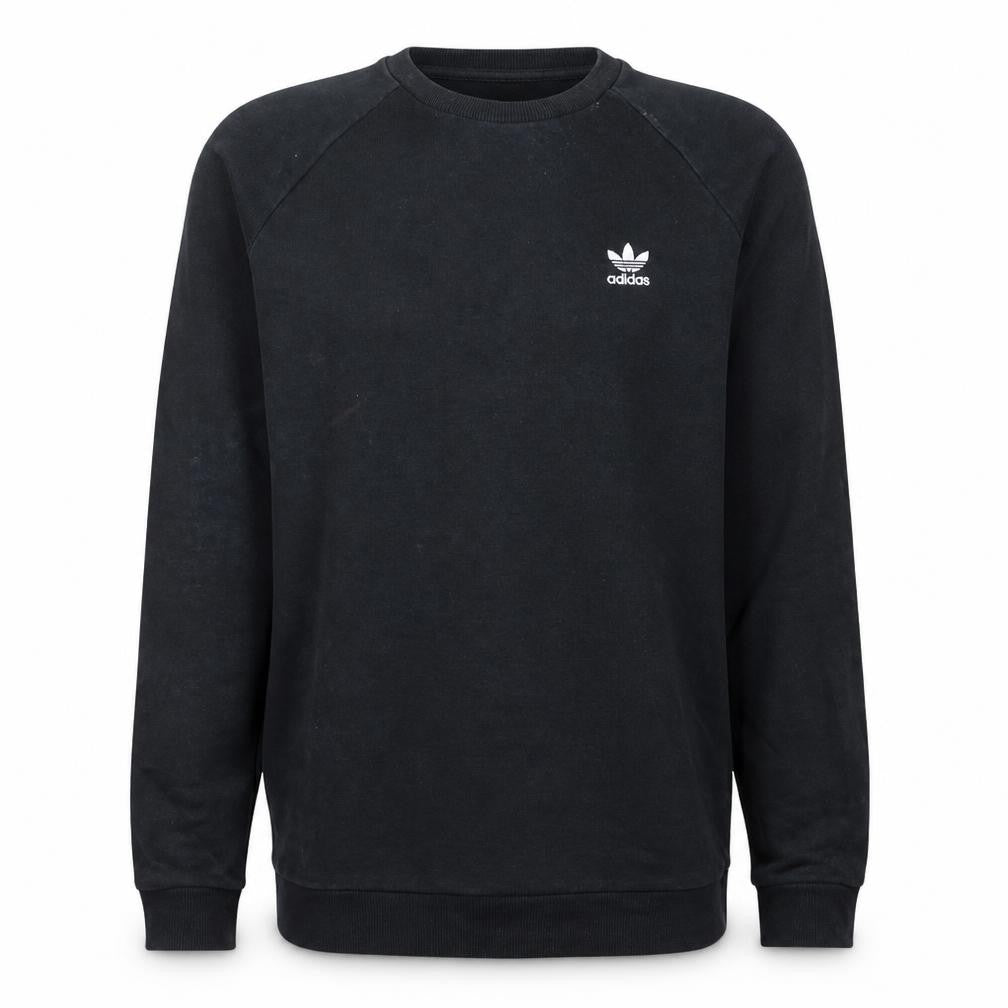 Mens UK Size M adidas Black Pullover Sweatshirt