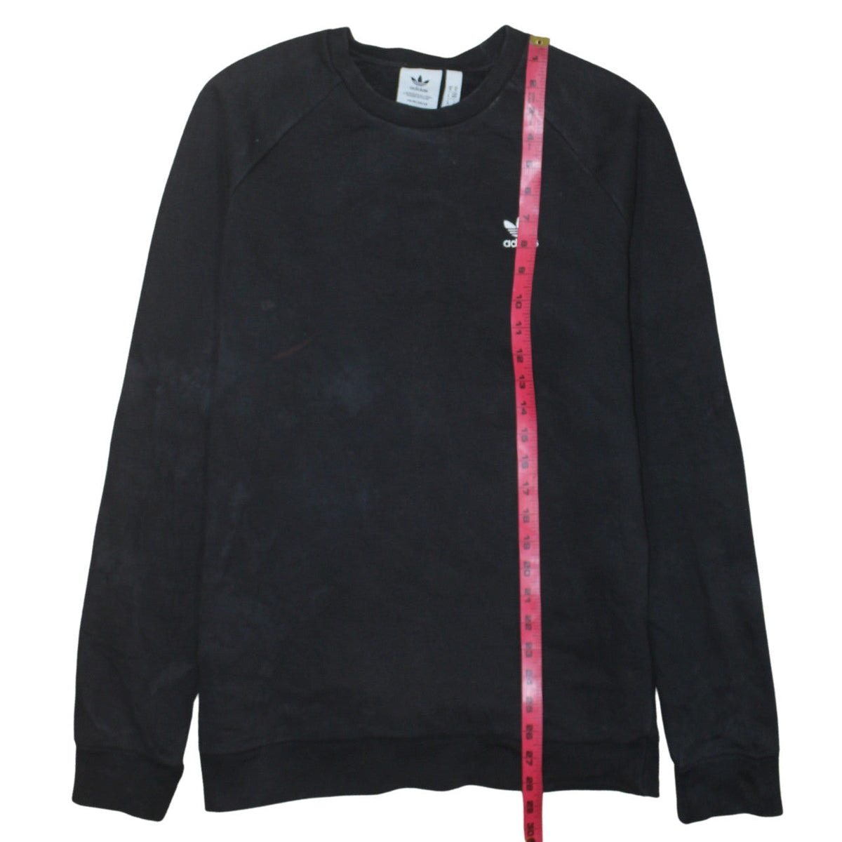 Mens UK Size M adidas Black Pullover Sweatshirt