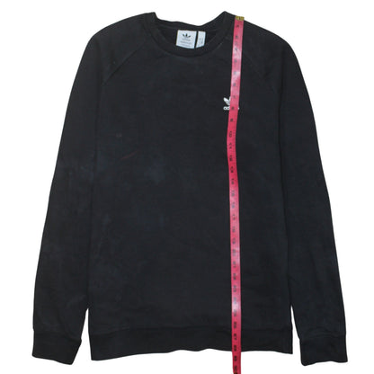 Mens UK Size M adidas Black Pullover Sweatshirt