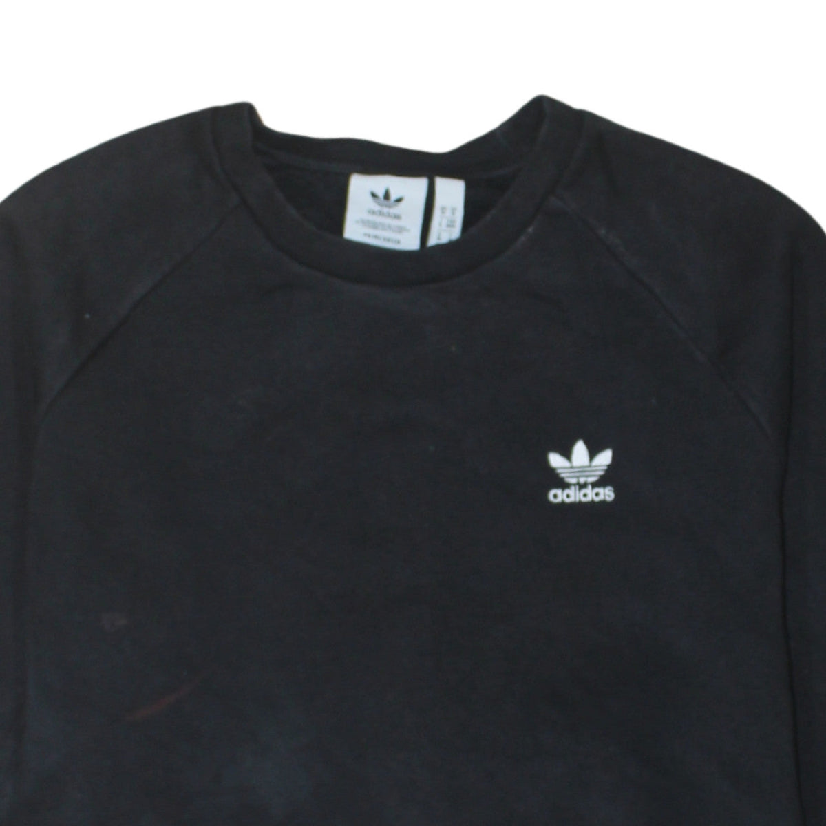 Mens UK Size M adidas Black Pullover Sweatshirt