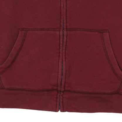 Mens UK Size L Tommy Hilfiger Red Full Zip Sweatshirt