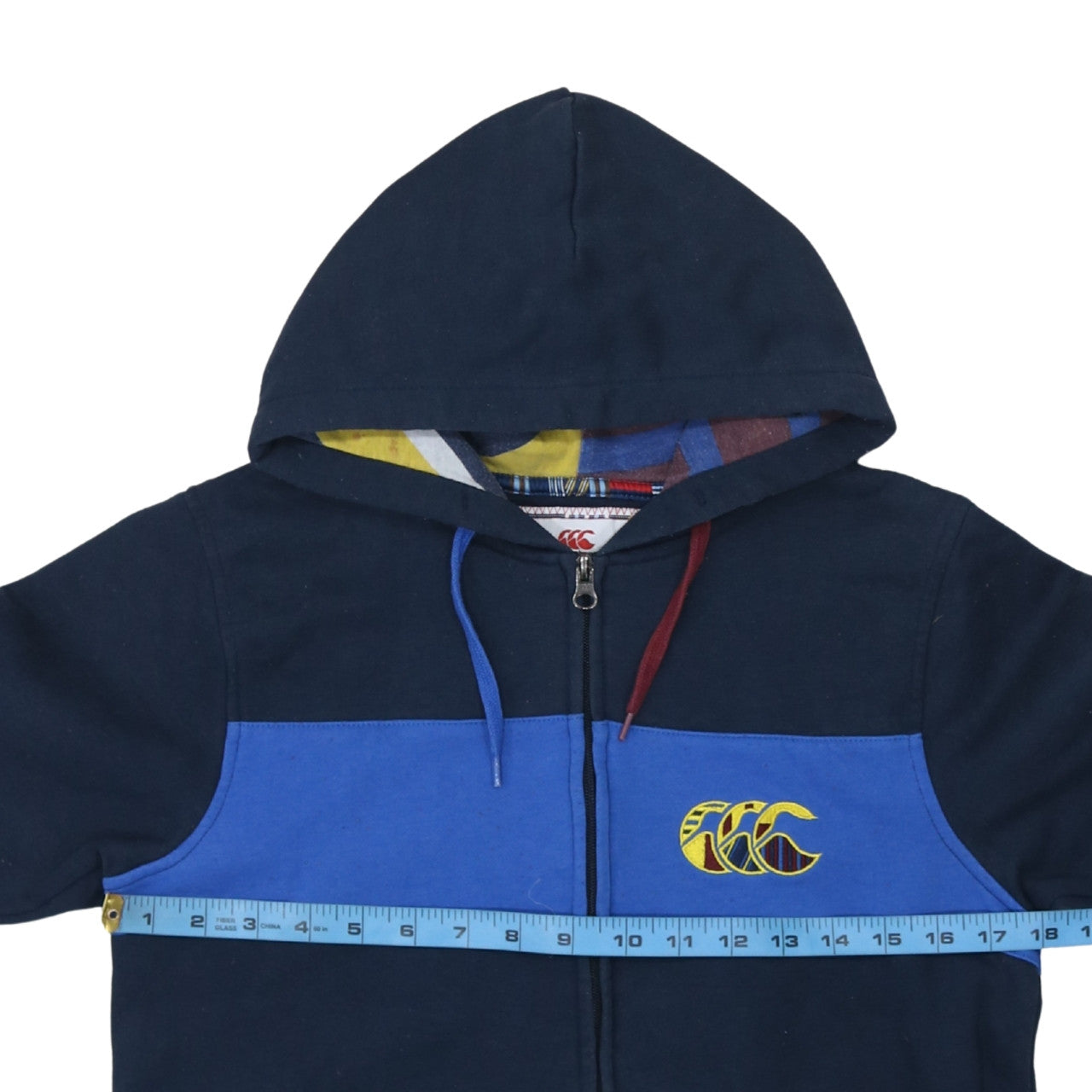 Canterbury Boys Navy Blue Full Zip Hoodie Size 14 Years Uglies Rugby