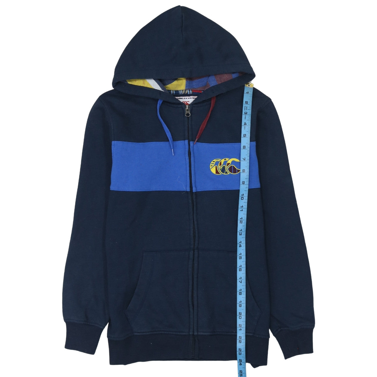Canterbury Boys Navy Blue Full Zip Hoodie Size 14 Years Uglies Rugby