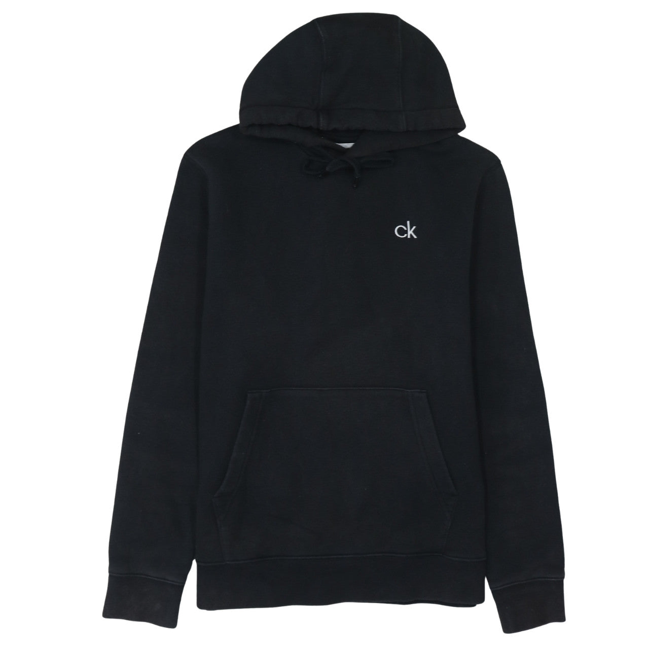 Mens UK Size L Calvin Klein Black Pullover Hoodie