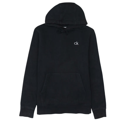 Mens UK Size L Calvin Klein Black Pullover Hoodie
