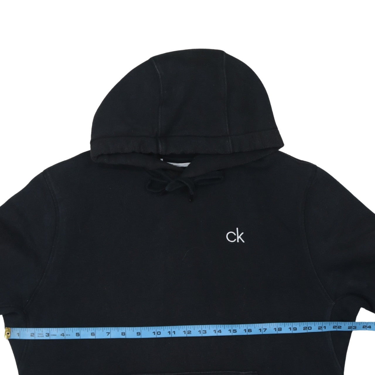 Mens UK Size L Calvin Klein Black Pullover Hoodie