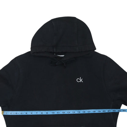 Mens UK Size L Calvin Klein Black Pullover Hoodie