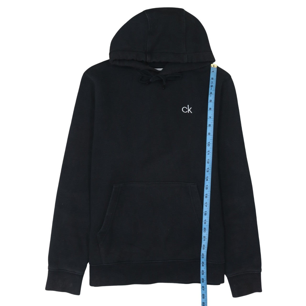 Mens UK Size L Calvin Klein Black Pullover Hoodie