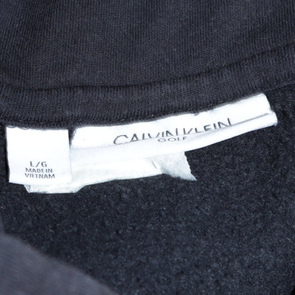 Mens UK Size L Calvin Klein Black Pullover Hoodie